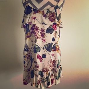 Spaghetti strap floral dress